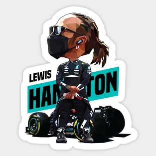 Tooned Hamilton Sticker